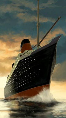 The Ship!  It looks so happy...