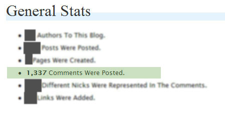 Those Comments, SO LEET