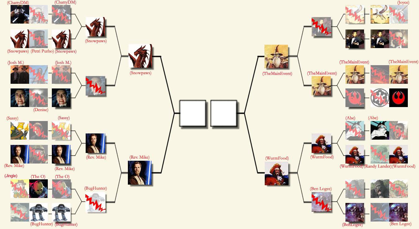 Real Ultimate Showdown - Round 4 - Bracket Real Ultimate Showdown - Round 4 - Bracket