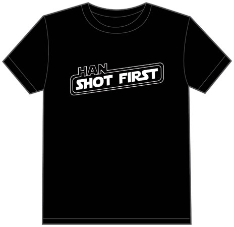 Han Shot First Tee