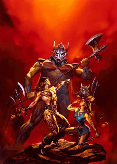 Boris Vallejo Art Last week we wanted to know which side of the screen you 